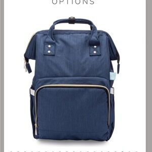 Breast pump backpack, blue, NWT